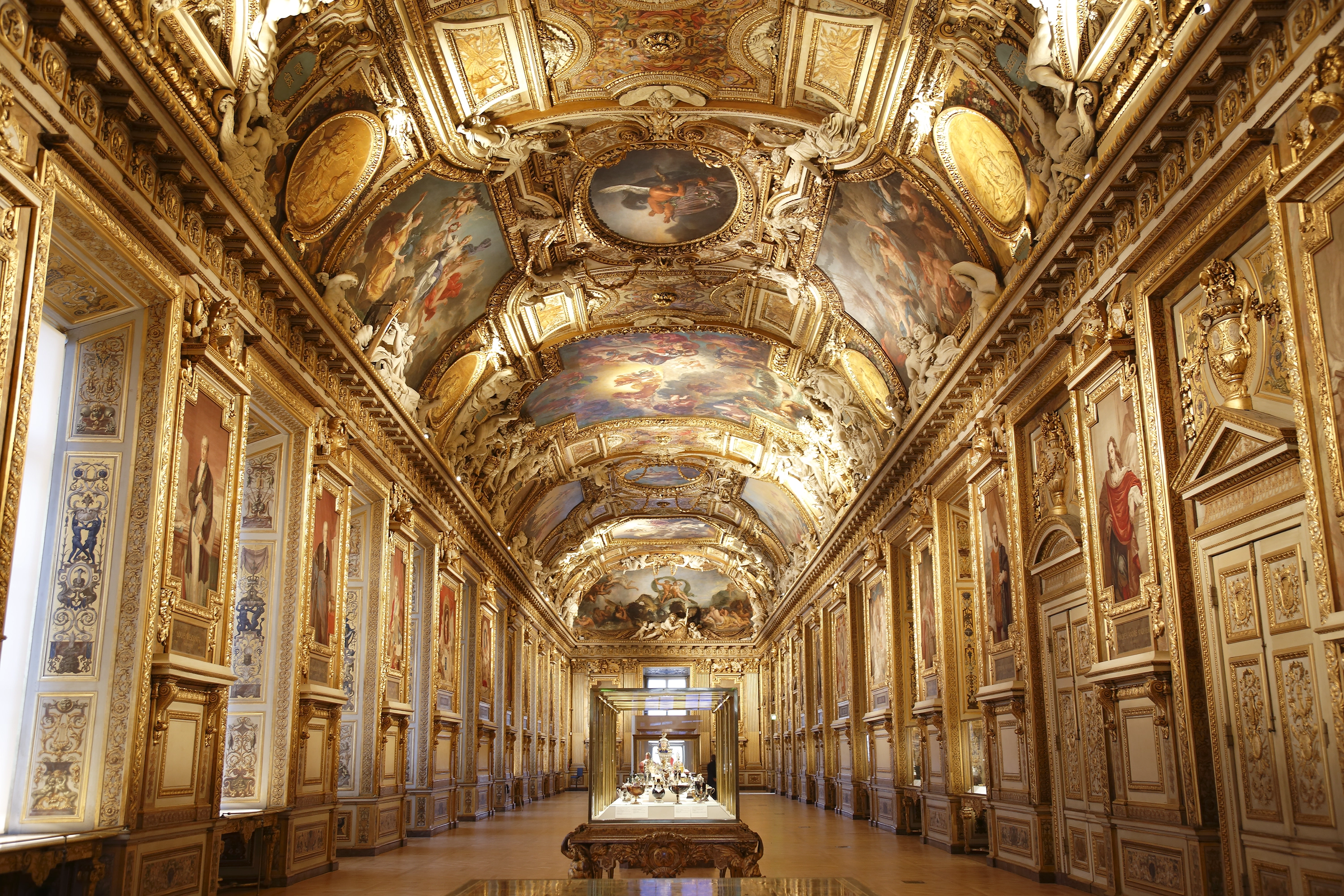 The Musee du Louvre museum in Paris France