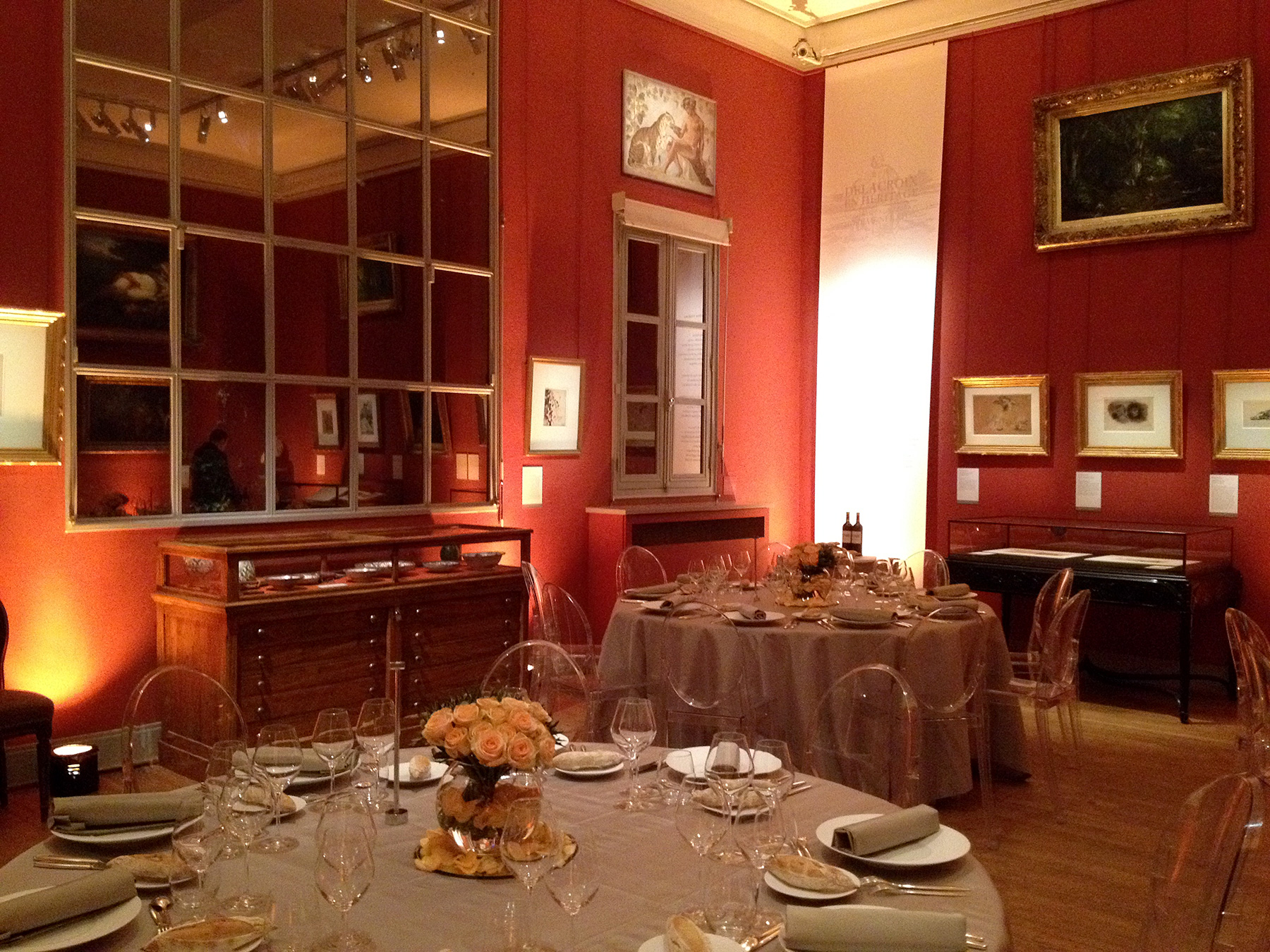 Banquet dinner at Louvre Museum to specially-curated vegetarian