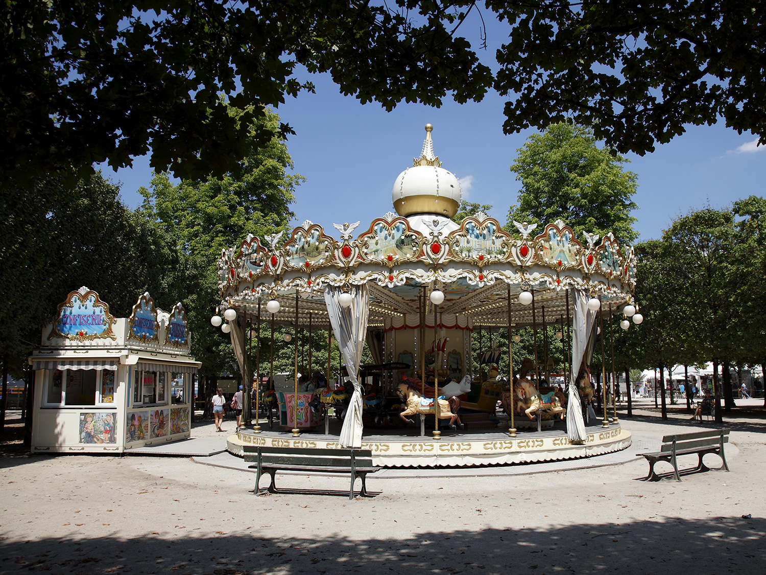 tour du jardin des tuileries km