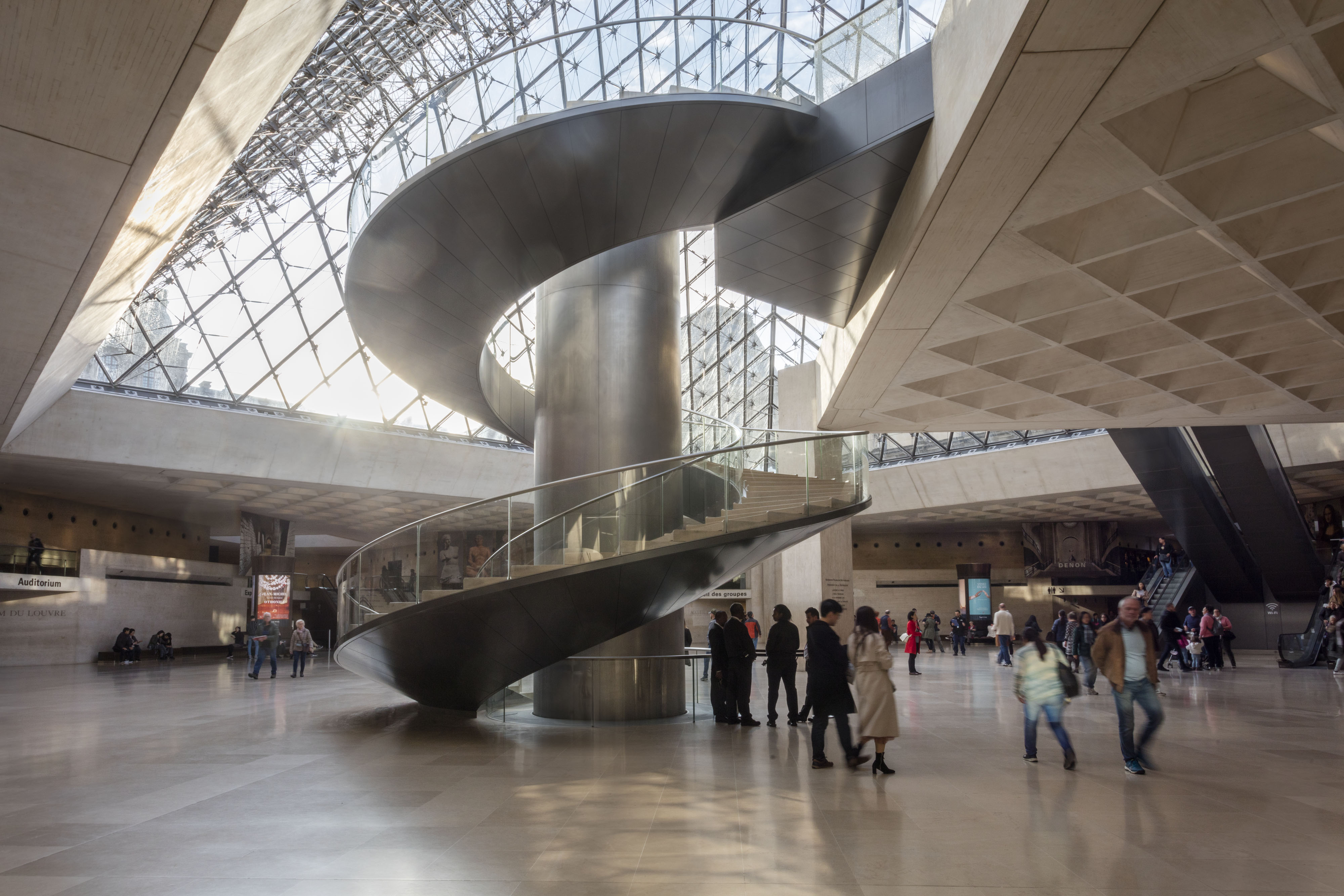 inside louvre museum