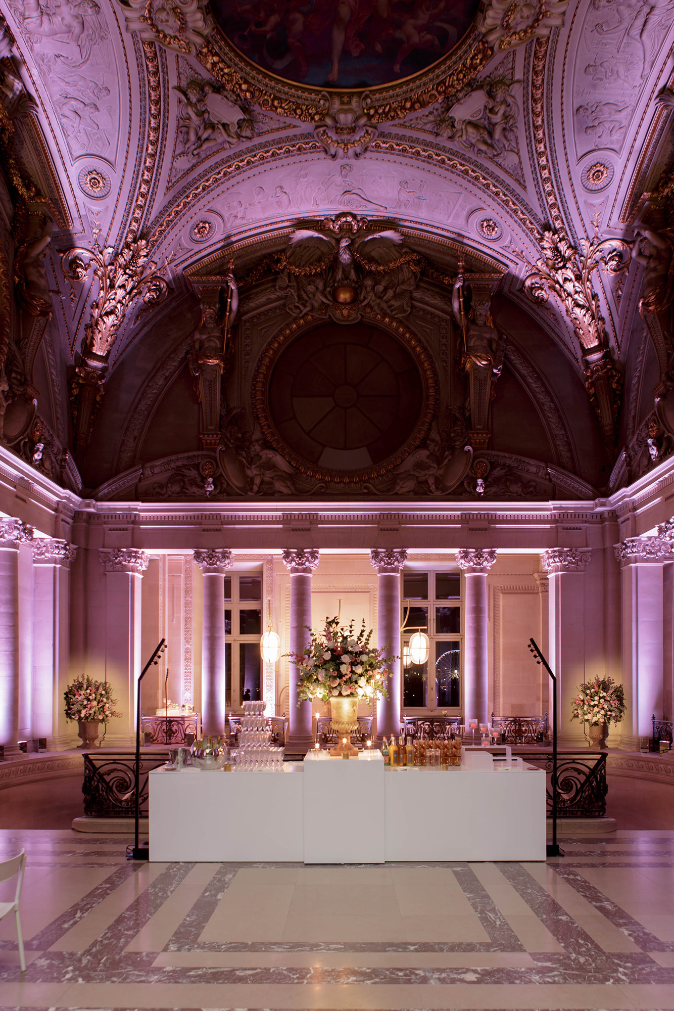 Banquet dinner at Louvre Museum to specially-curated vegetarian