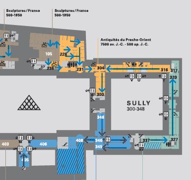 musee du louvre plan