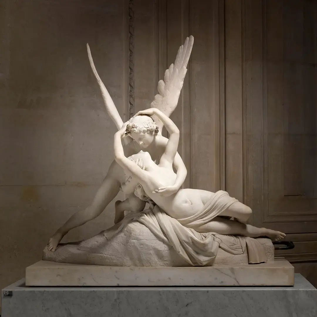 Psyche Revived by Cupid's Kiss (1787) by Antonio Canova