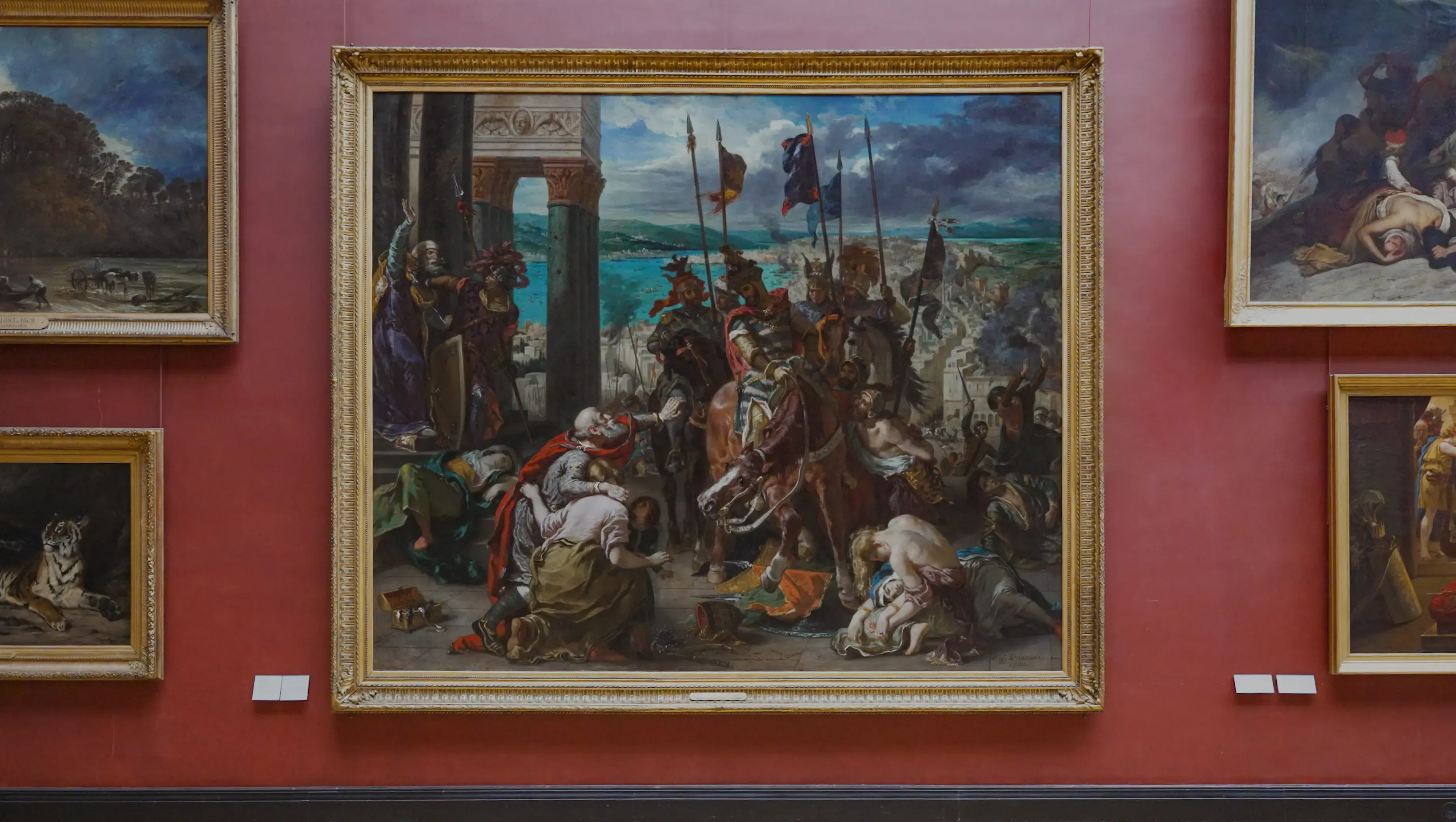 Delacroix's Entry of the Crusaders into Constantinople Restored to